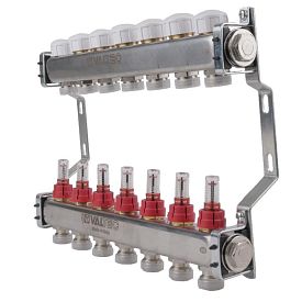 Блок колл. с расход. 1"х7 вых Евроконус 3/4